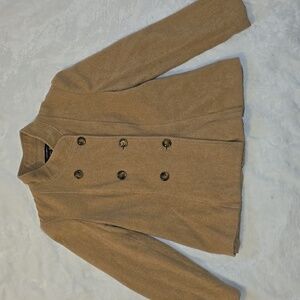 Vintage Camel Hair Double-breasted Jacket
